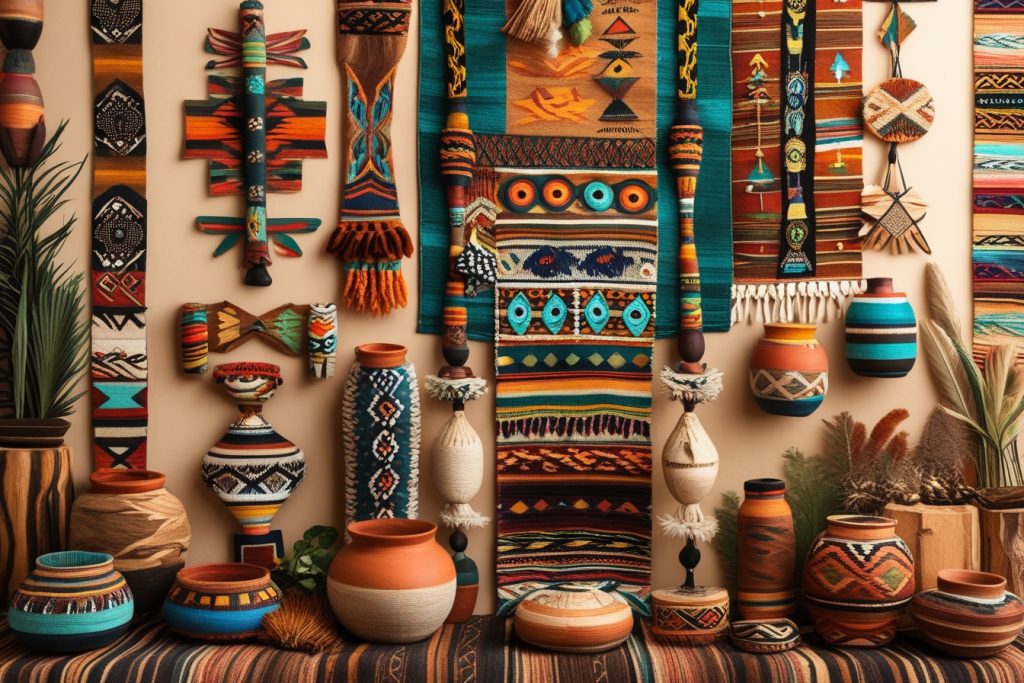 Ethnic home decor wall hanging design.