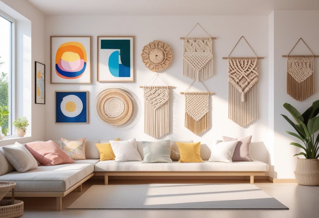 DIY wall art ideas for modern living room decor