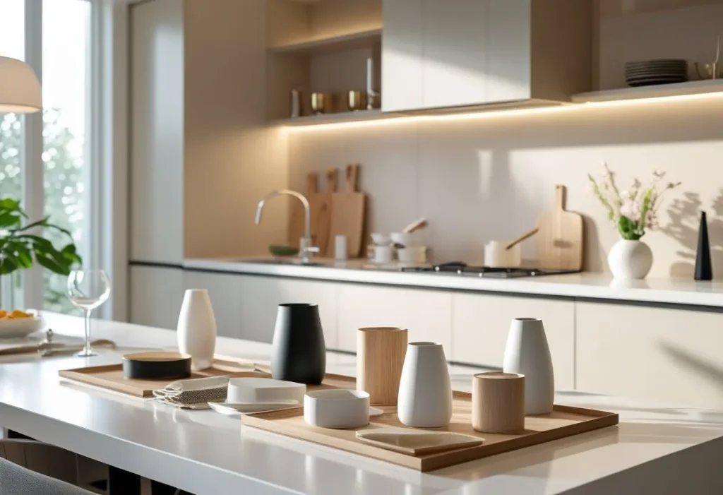IKEA luxury home decor accessories for modern kitchen interior styling.