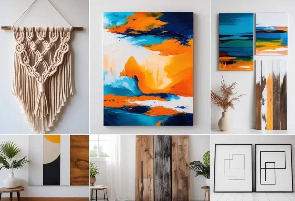 DIY wall art inspiration collage