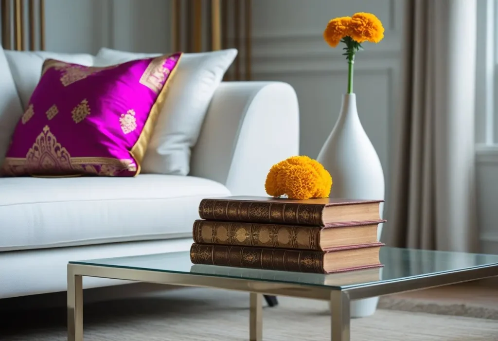 fusion traditional modern navratri home decoration