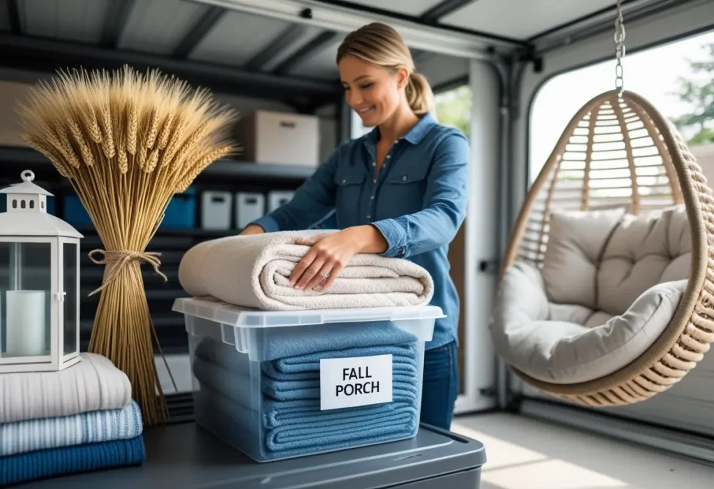 maintaining and storing fall outdoor decor for longevity.