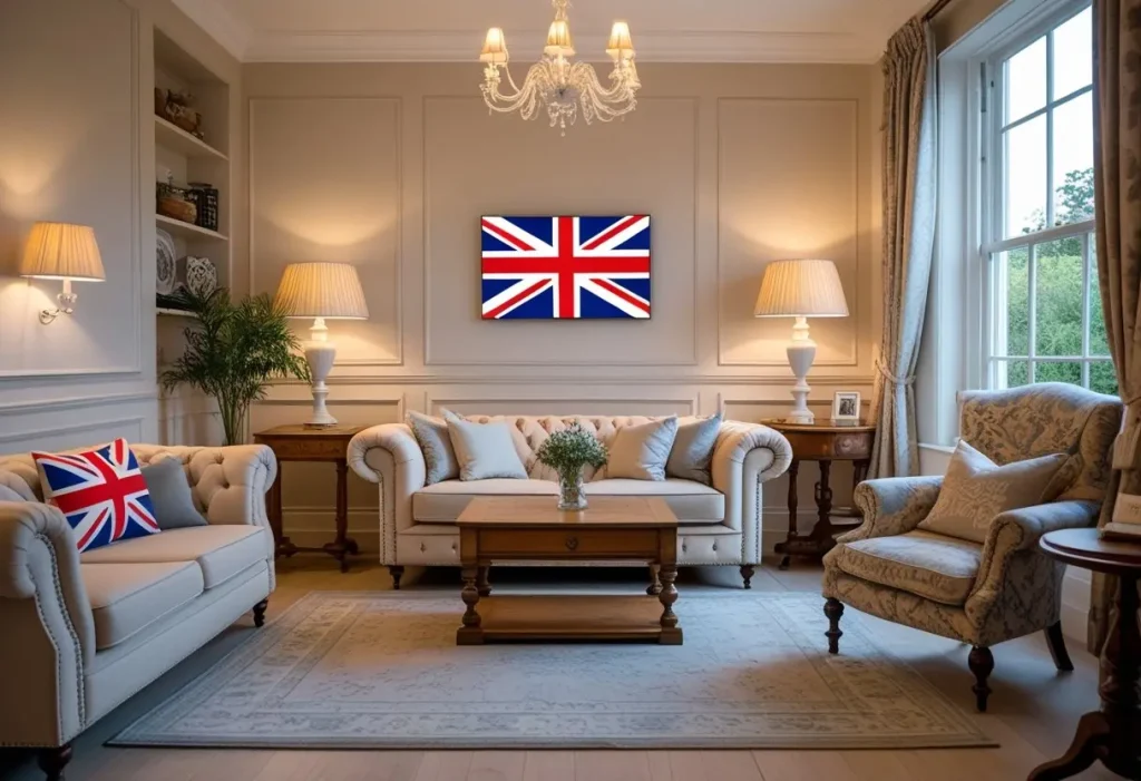 interior designer near me British home Cozy Nest Decor United Kingdom flag