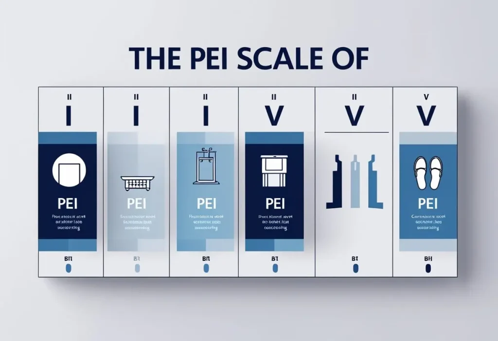 PEI rating scale guide for durable kitchen floor tile