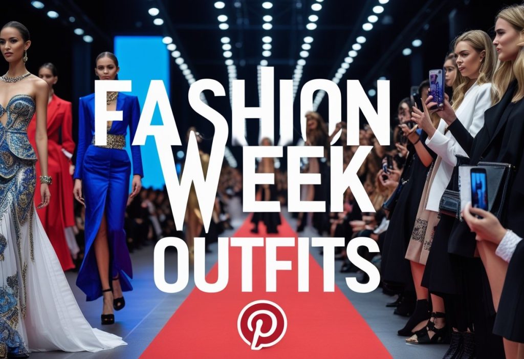 Fashion Week Outfits street style with influencers in oversized sunglasses, trench coats, sneakers, and bold handbags.