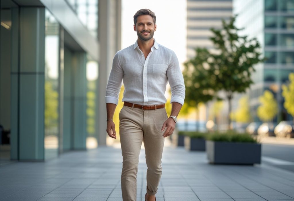 Lightweight summer Men’s Business Casual Outfits