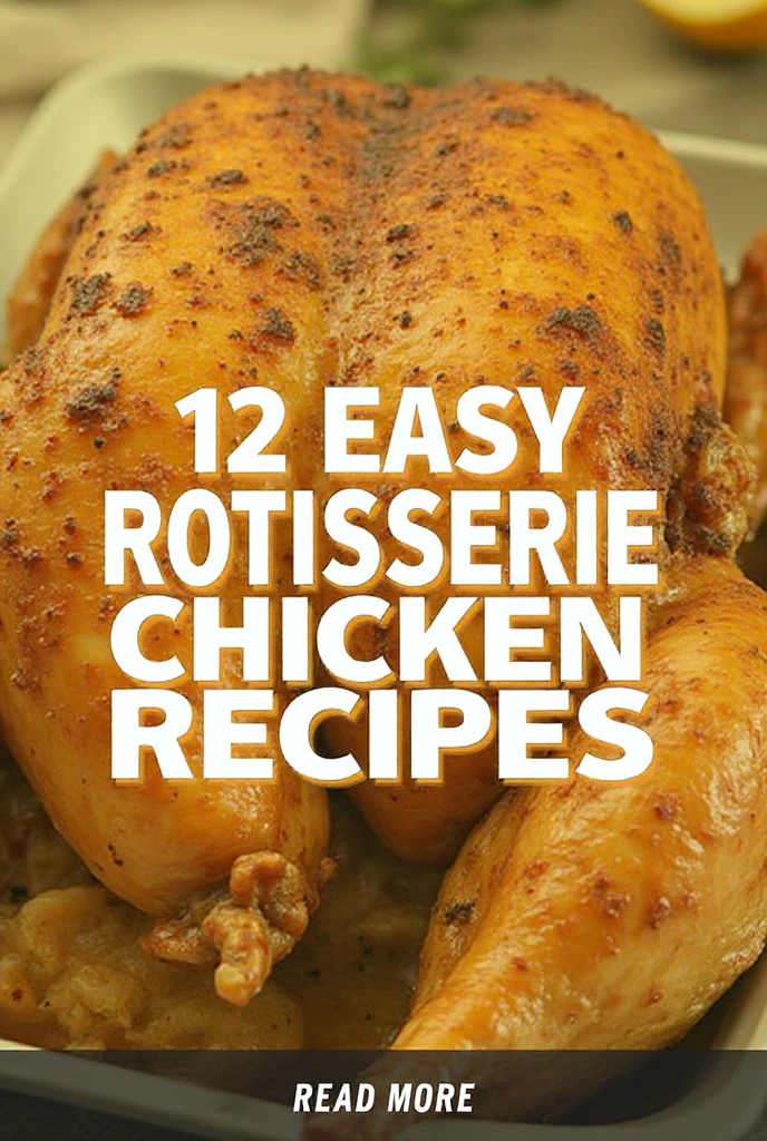12 Easy Rotisserie Chicken Recipes