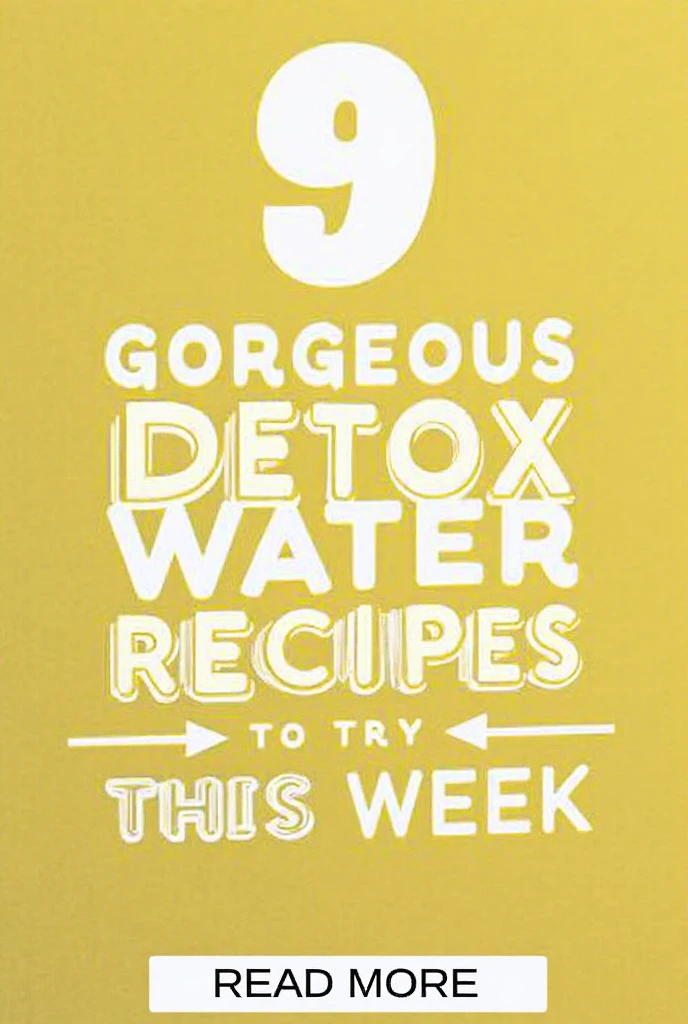 9 Gorgeous Detox Water Recipes